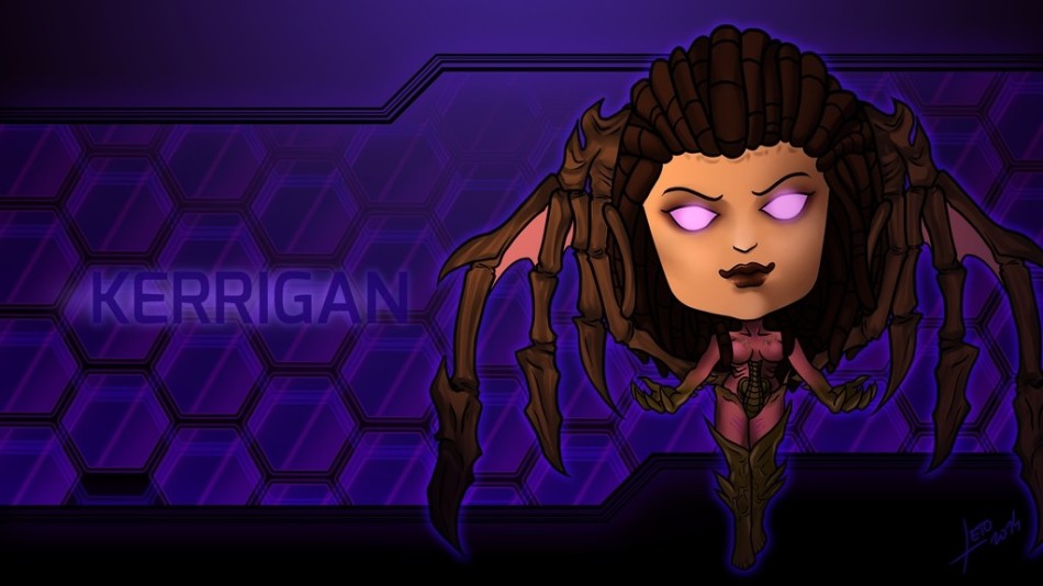 《风暴英雄》画家作品:q版凯瑞甘