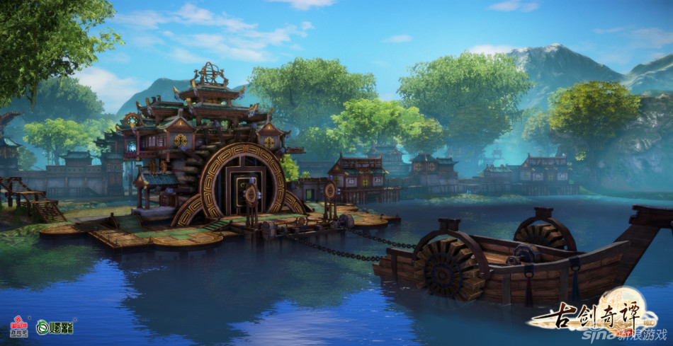 曝古剑奇谭网络版新场景截图_新浪游戏_手机新浪网