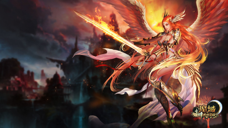 《魔域》女神清凉壁纸