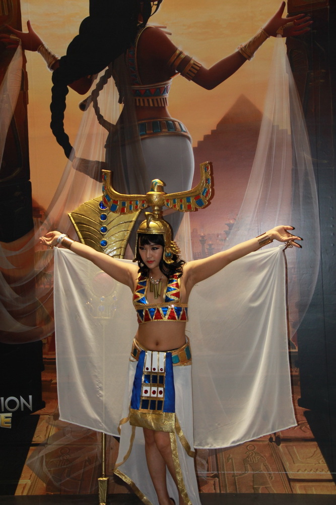 《文明帝国ol》埃及艳后cos_高清图集_新浪网