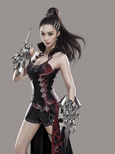 女王范冰冰代言手游造型美艳 - 新浪游戏