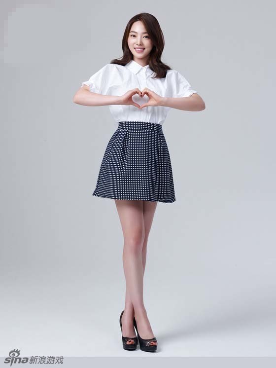 韩国台球女神车侑蓝代言游戏