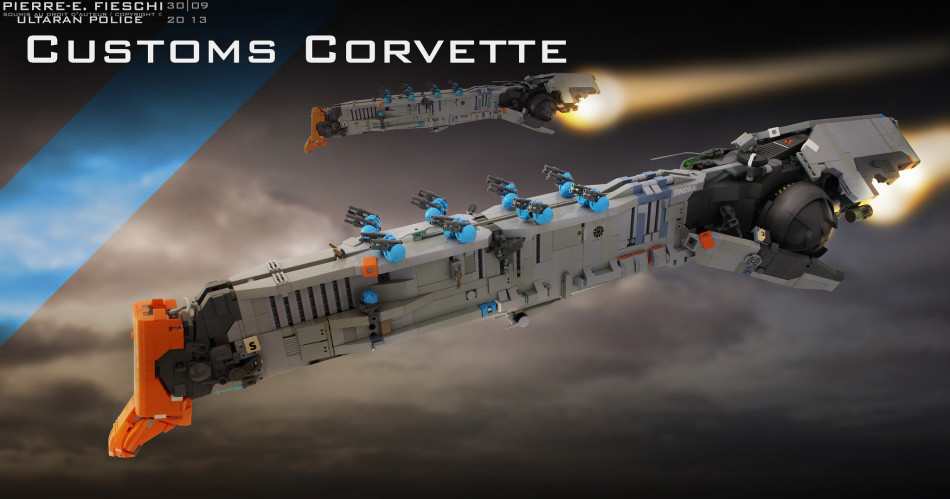 乐高模型打造《家园》飞船