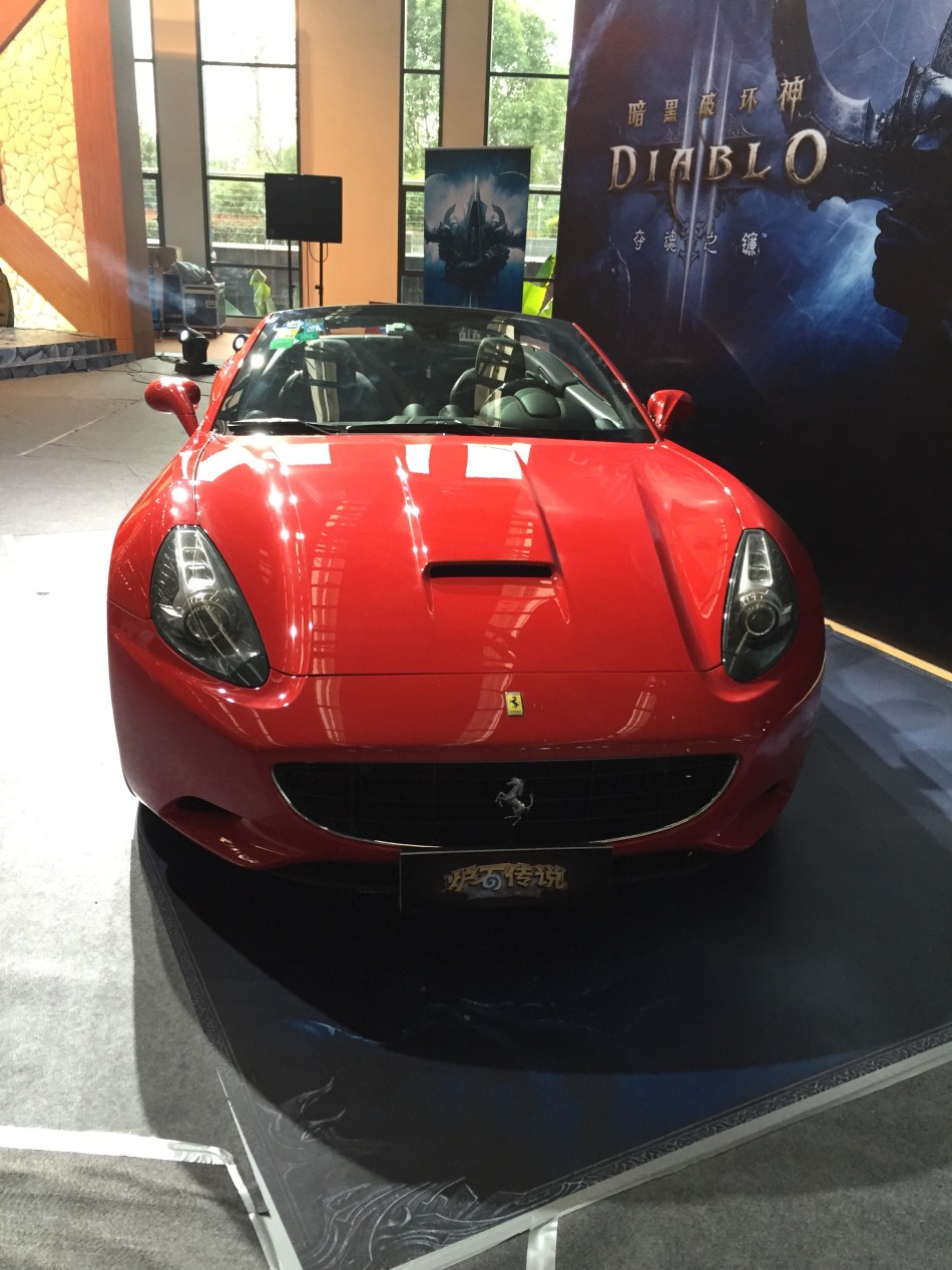 法拉利现身黄金国际挑战赛