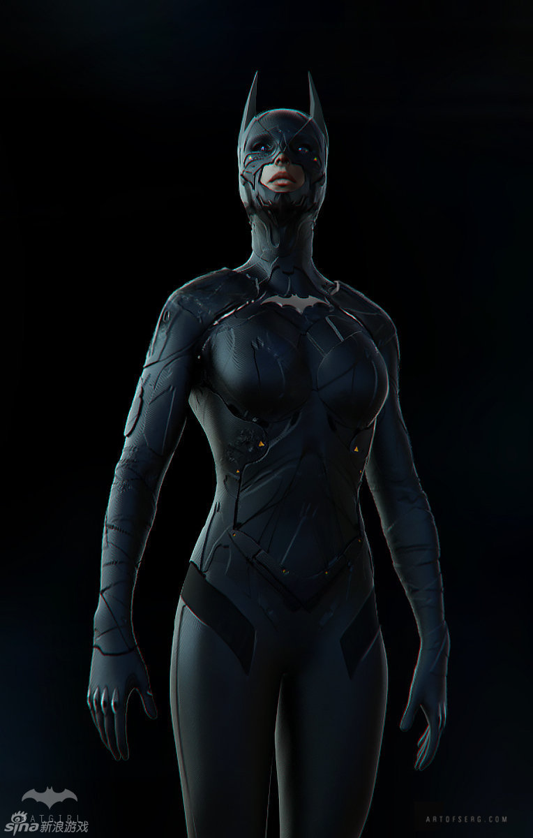 游戏概念画师原创帅气蝙蝠女