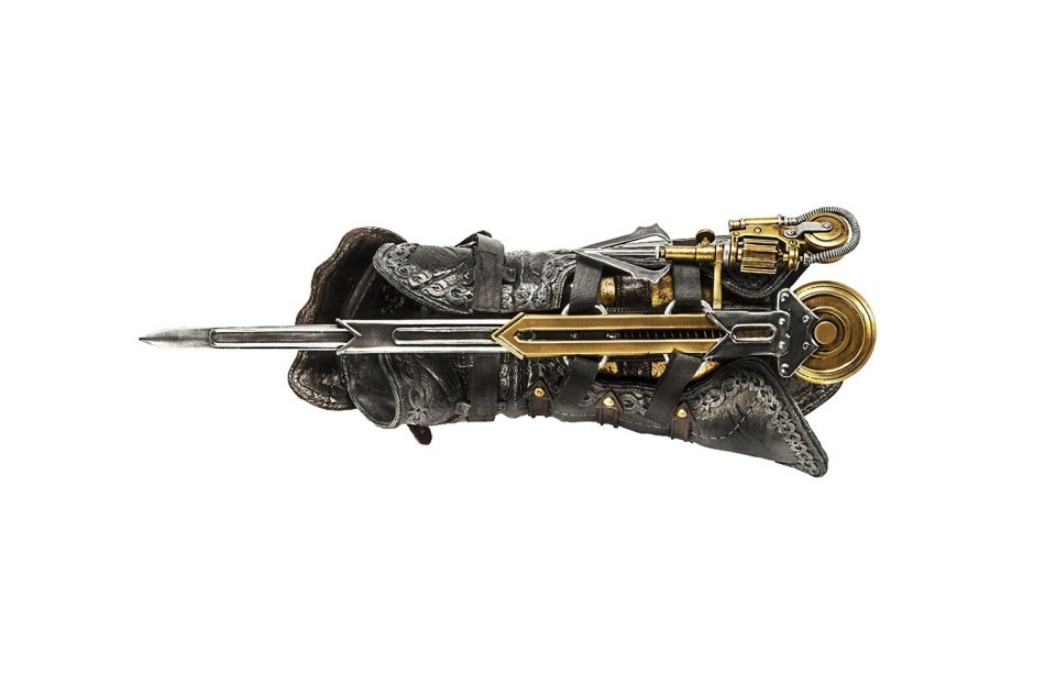 根据描述,腕刃复刻品安装有弹簧机制,可以弹出并收回刀刃,且有锁住