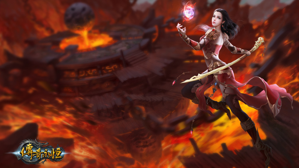 《传奇永恒》电脑屏保海报