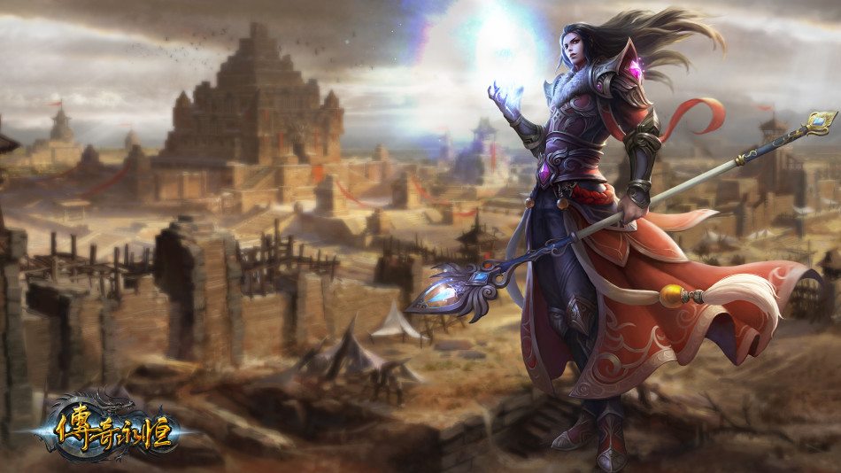 《传奇永恒》电脑屏保海报