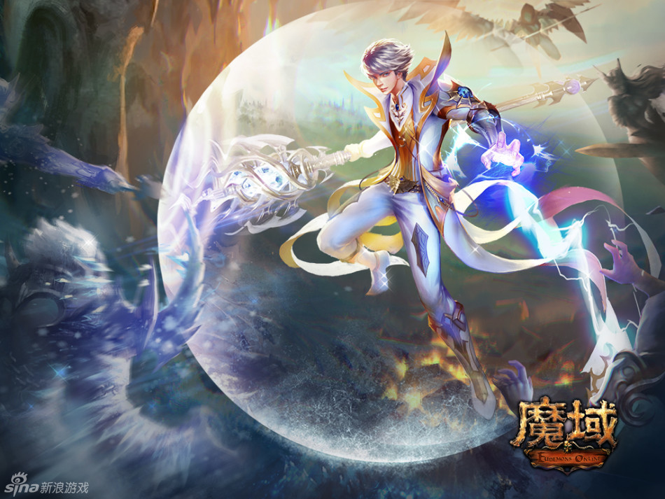 【新网游】图片专辑 > 元素席卷法师再临《魔域》新资料片魔幻壁纸