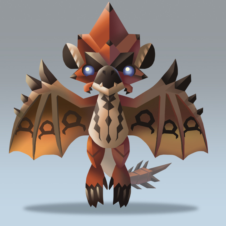 画师kevan hom作品 超萌《怪物猎人》图鉴