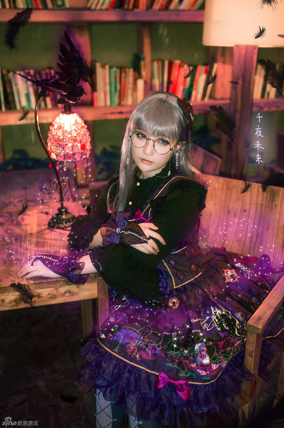 千夜未来变身黑魔女!万圣节贺图