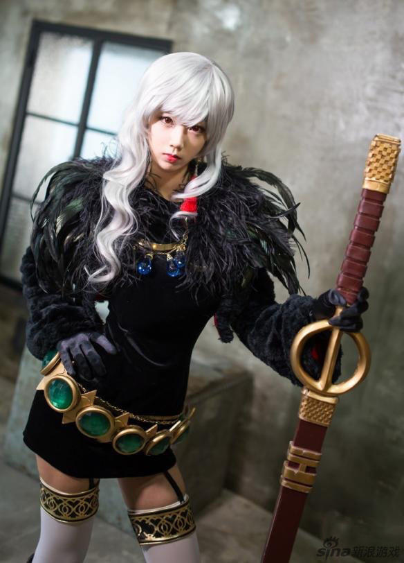 螺旋猫战cosis女鬼剑士cos胸部雄伟杀伤力强