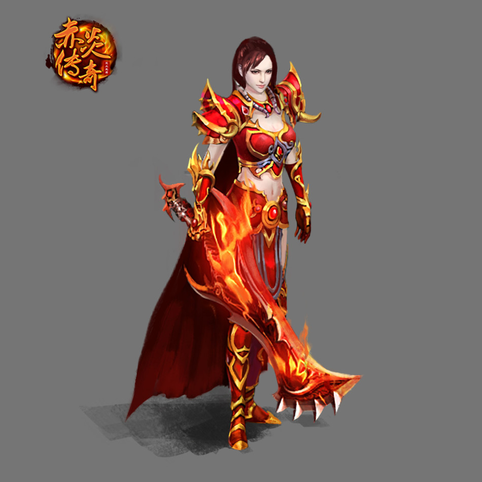 《赤炎传奇》游戏原画