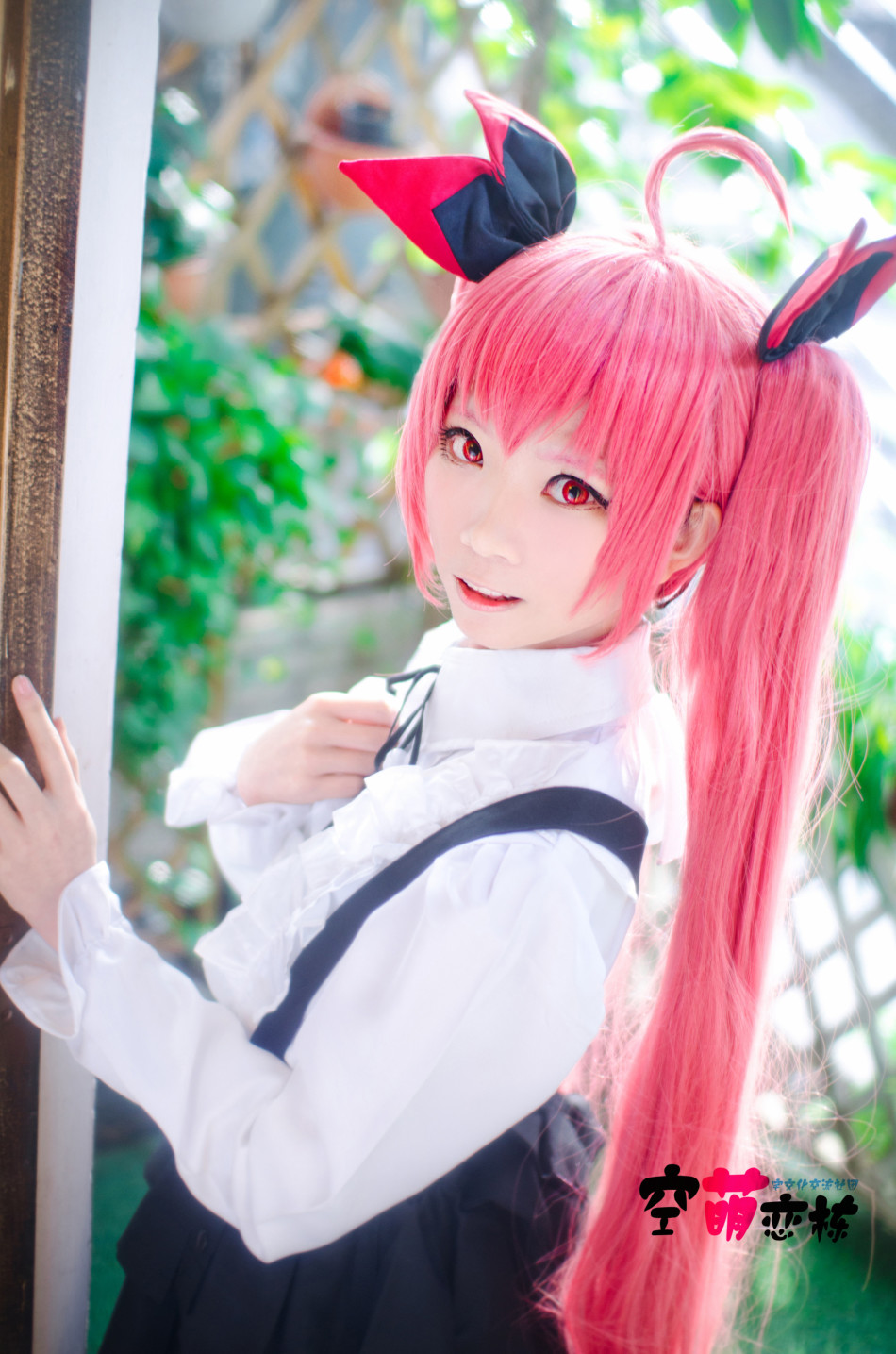 粉嫩激萌少女cos五河琴里_新浪游戏_手机新浪网