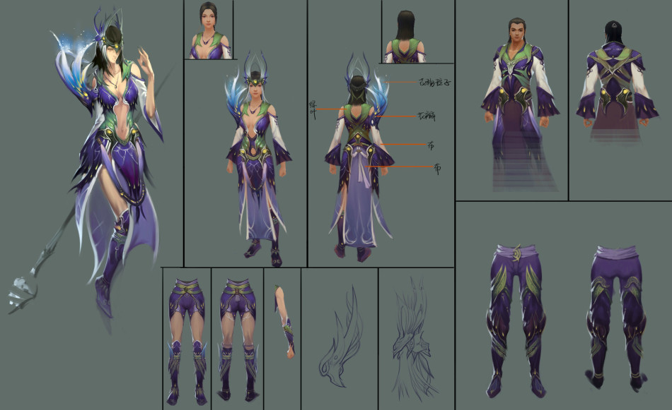 《九重天》游戏人物