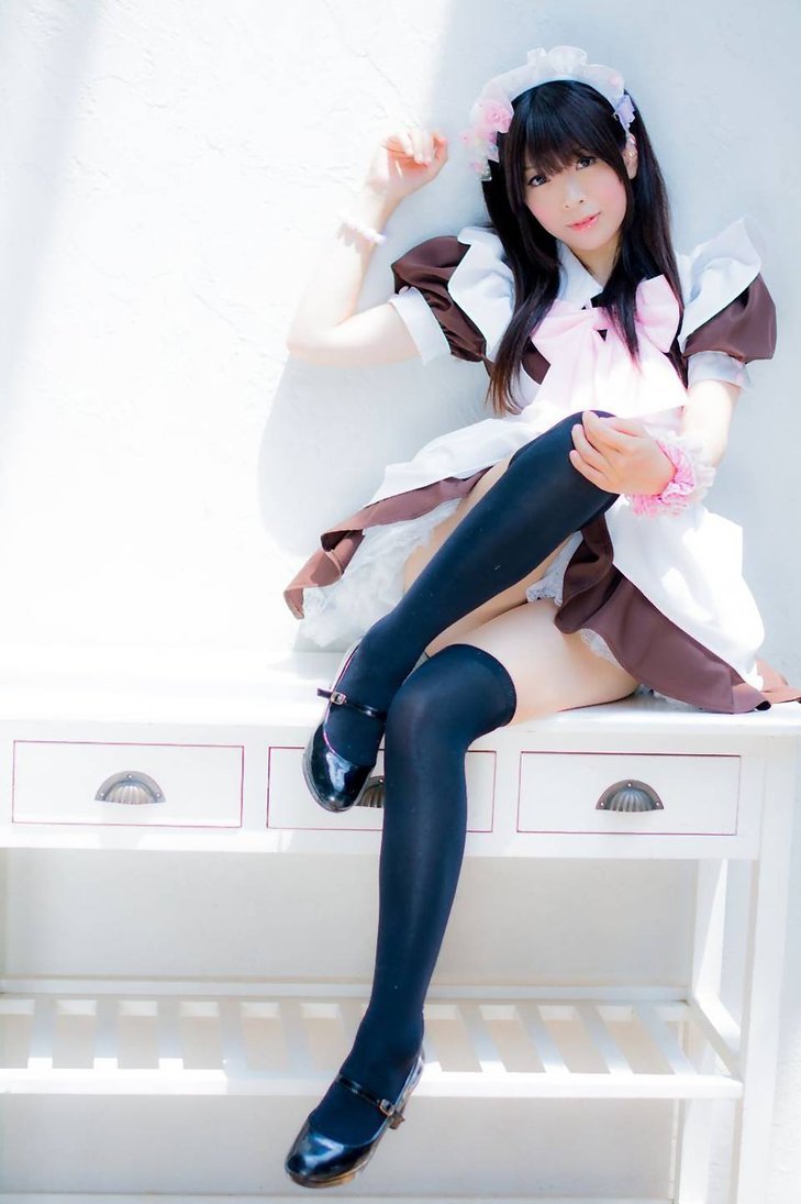 黑丝女仆Cosplay专车已到站！_新浪游戏_手机新浪网