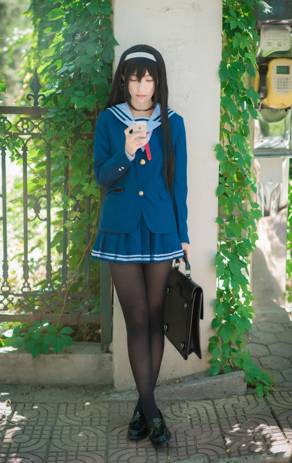 不知火舞黑丝秀美腿 天天cosplay福利图(12)