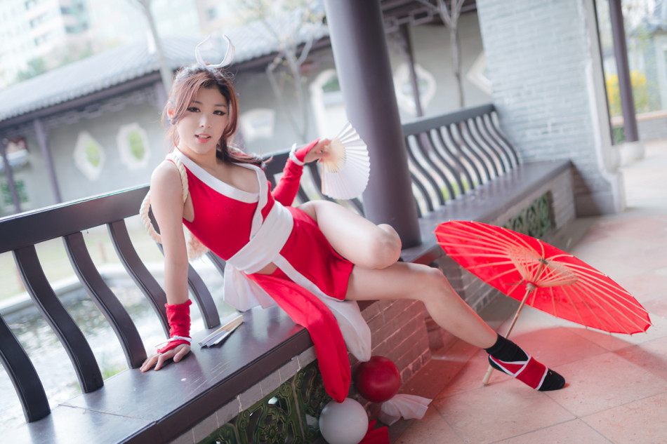 不知火舞黑丝秀美腿 天天cosplay福利图(45)