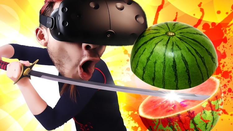 水果忍者vr版 真人体验图片