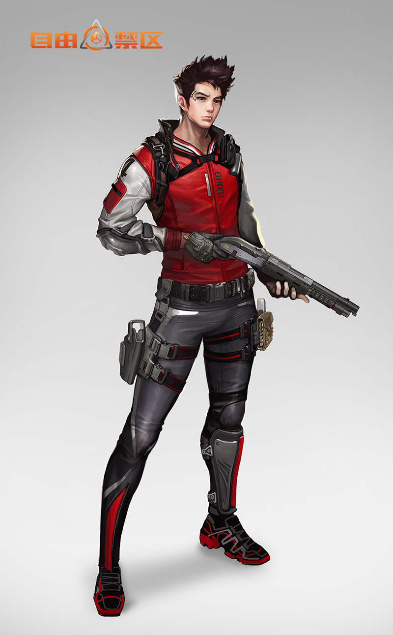 《自由禁区》人物原画