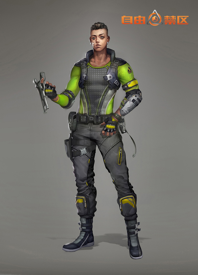 > 《自由禁区》人物原画