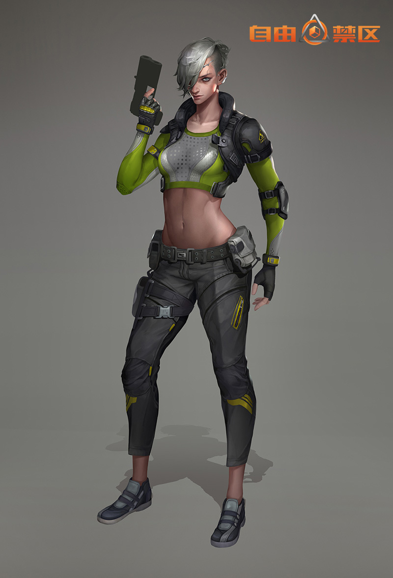 > 《自由禁区》人物原画