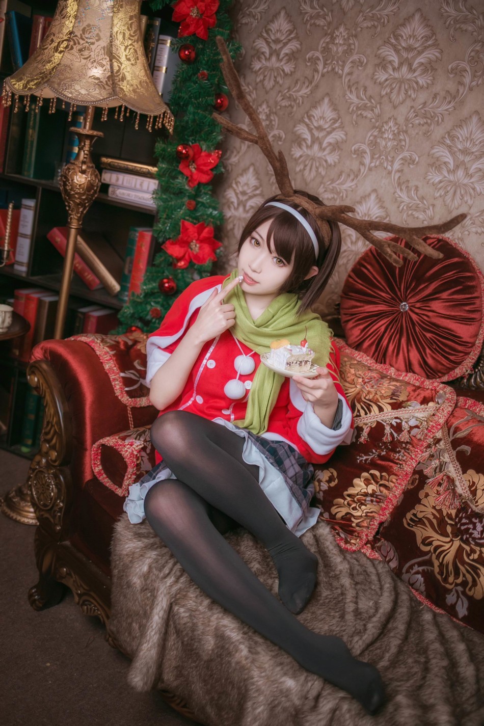 一大波萌妹圣诞装天天cosplay福利赏