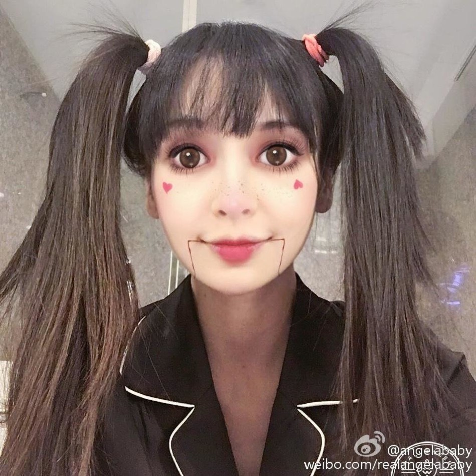 那些年angelababy的cos美图