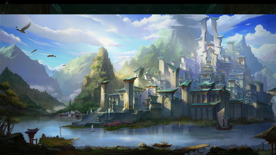 《神道三国》场景原画_高清图集_新浪网