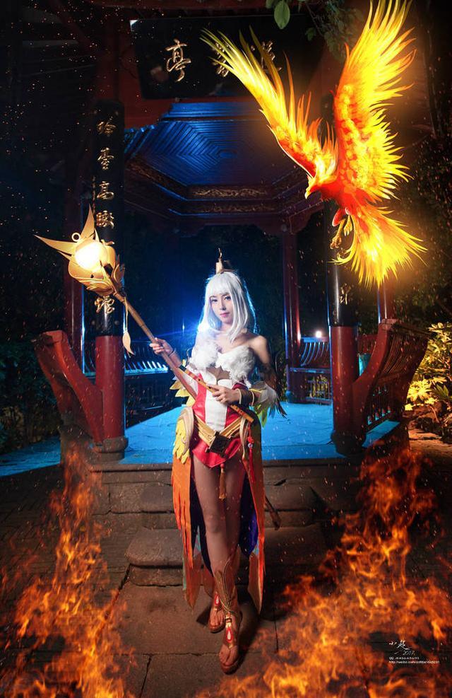 王者荣耀王昭君凤凰于飞cos(3)