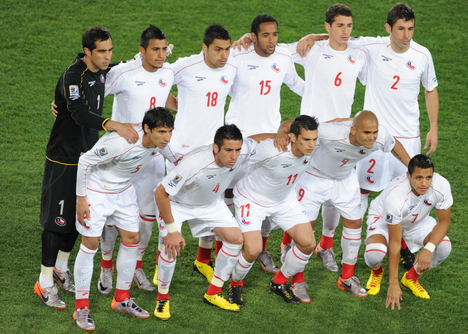 智利队首发阵容