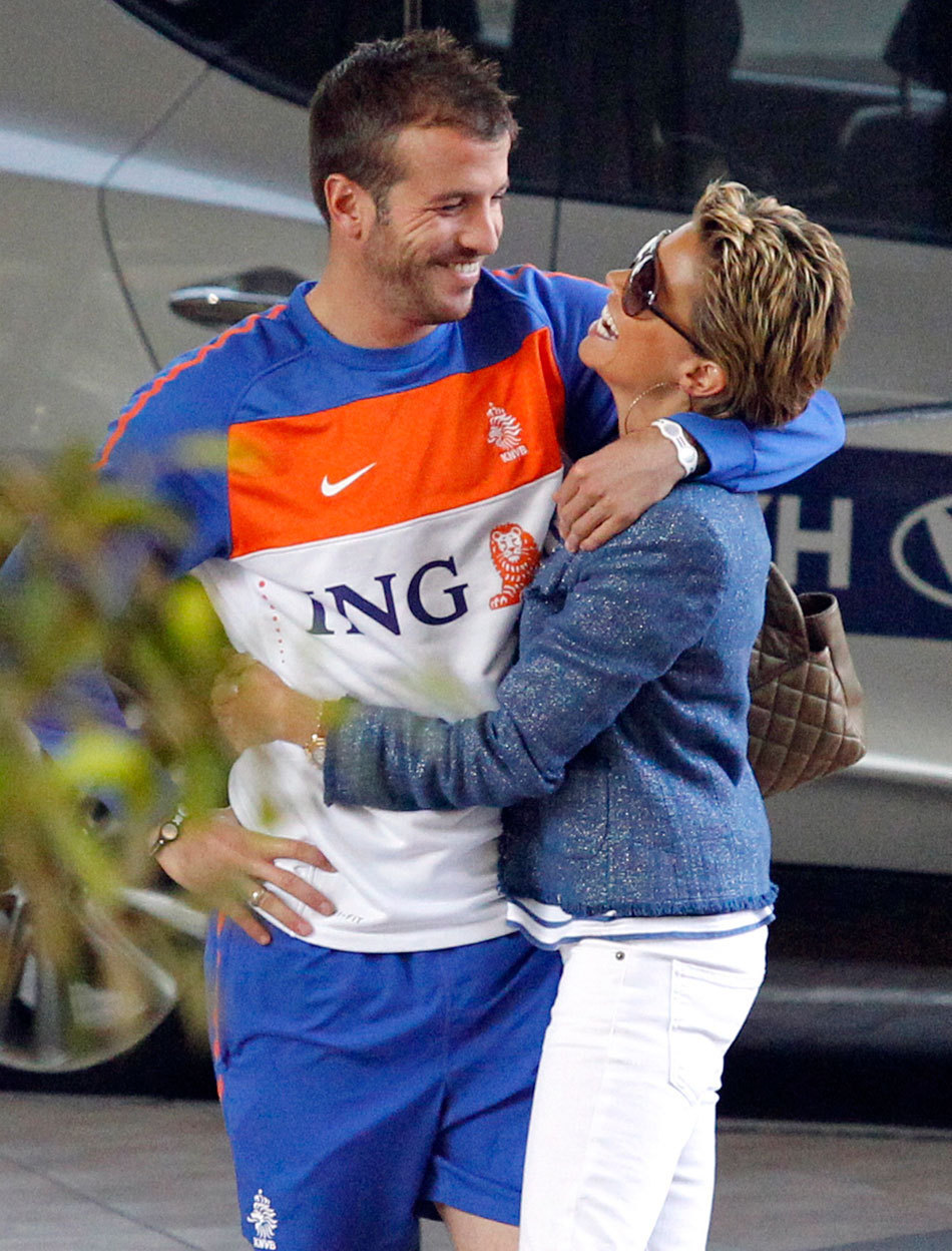 范德法特和妻子很甜蜜