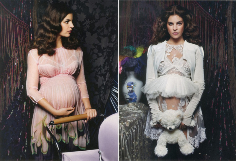 挺大肚更敢裸 女星时尚孕照盘点