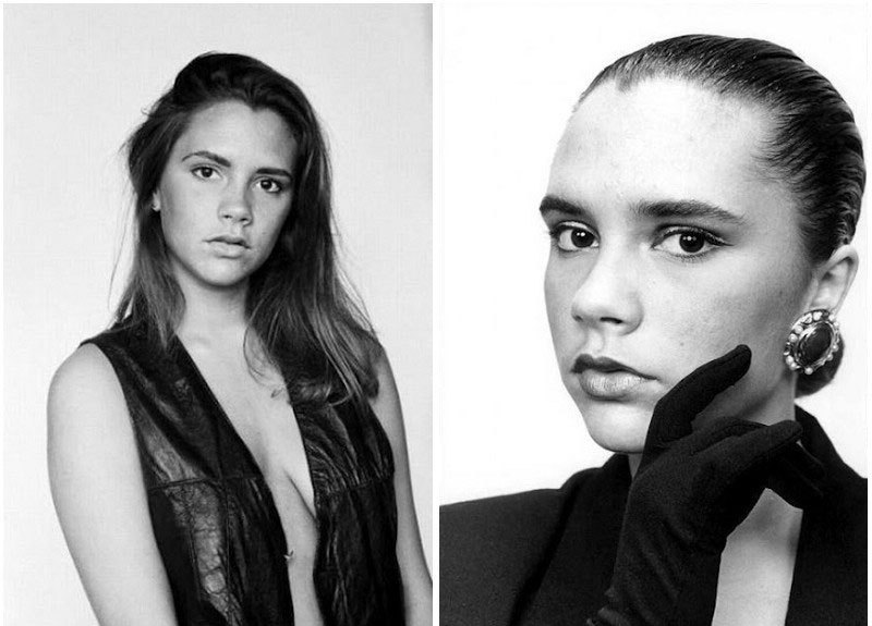 包括在1992年17岁做着小模特的时的vb,和后来加入spice girls跳椅子舞