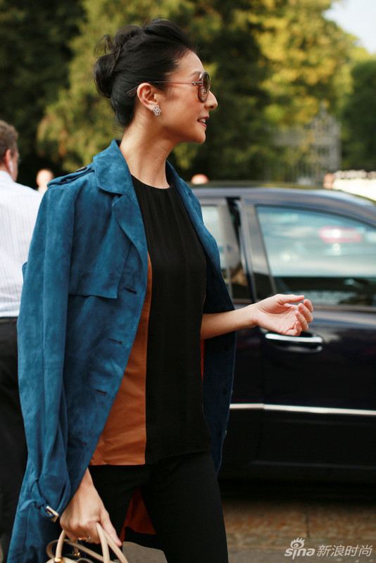 芭蕾舞蹈家谭元元亮相tods米兰时装周首秀