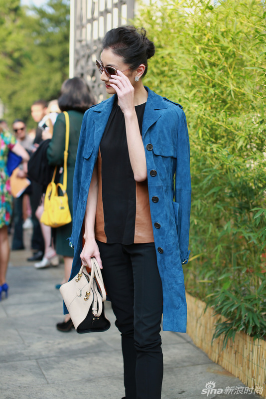 芭蕾舞蹈家谭元元亮相tods米兰时装周首秀