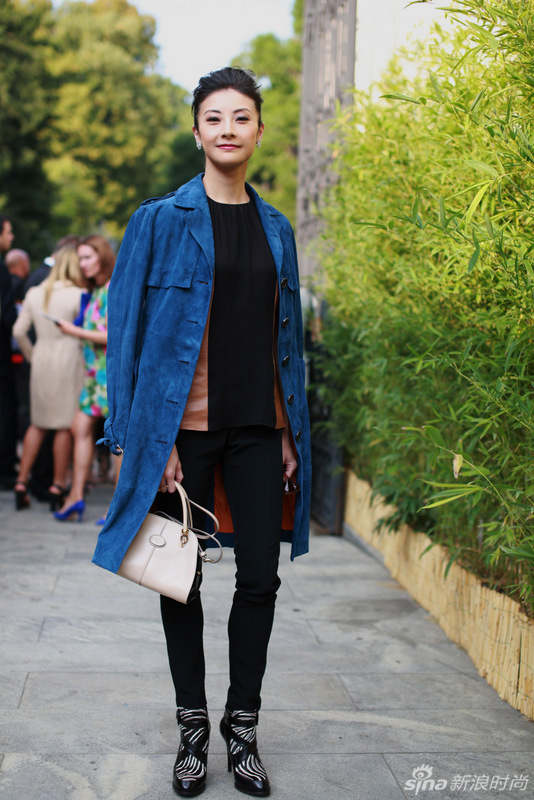 芭蕾舞蹈家谭元元亮相tods米兰时装周首秀