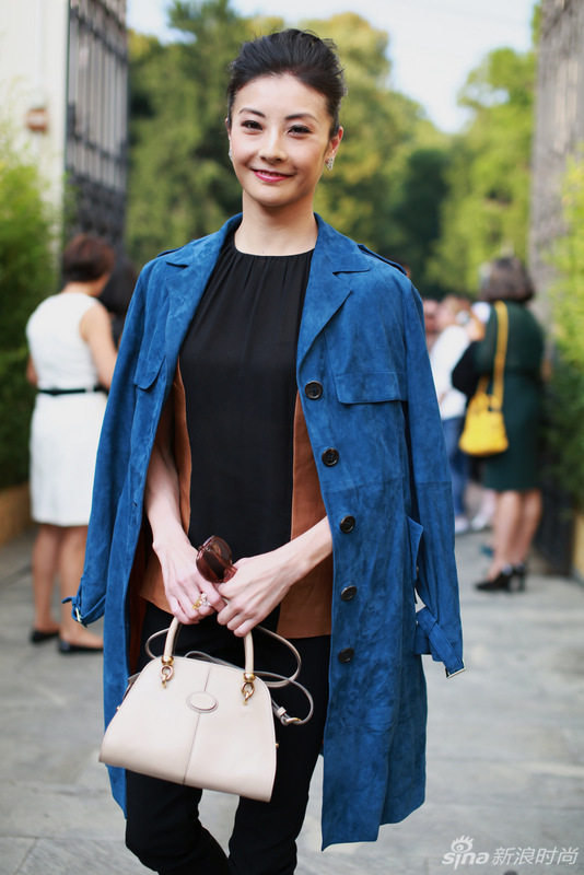 芭蕾舞蹈家谭元元亮相tods米兰时装周首秀