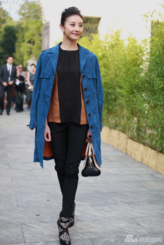 芭蕾舞蹈家谭元元亮相tods米兰时装周首秀