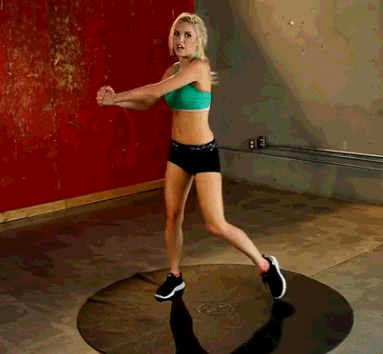 美女亲测真瘦了 8招瘦腰美臀美腿操（GIF）