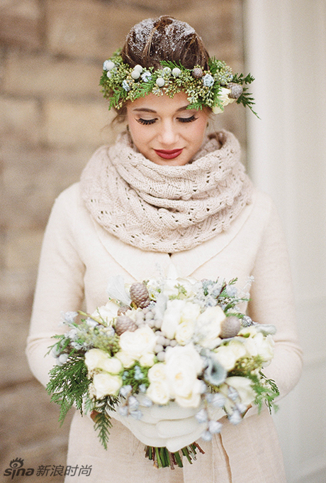 戴上花环做花仙子 新娘花环头饰精选