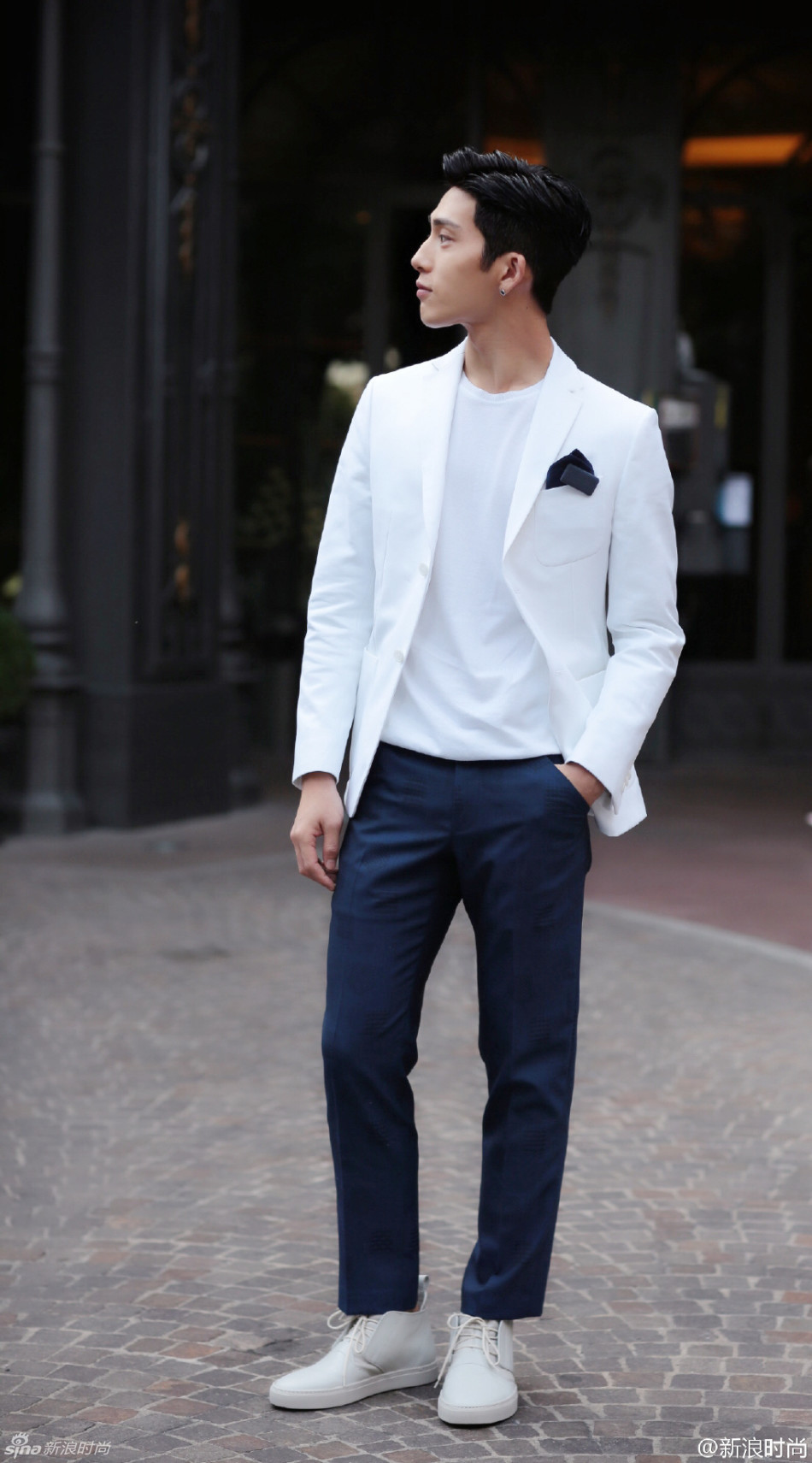 井柏然阿信张涵予看秀