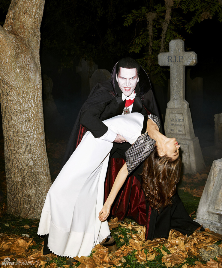 米兰达-可儿万圣节主题大片 吸血鬼木乃伊共舞_高清图集_新浪网