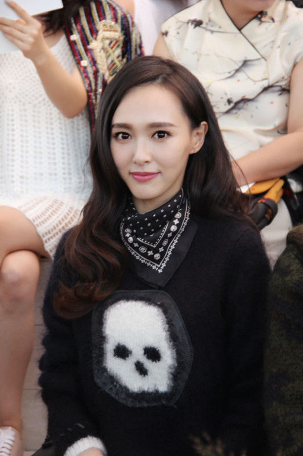 唐嫣高人气现身纽约