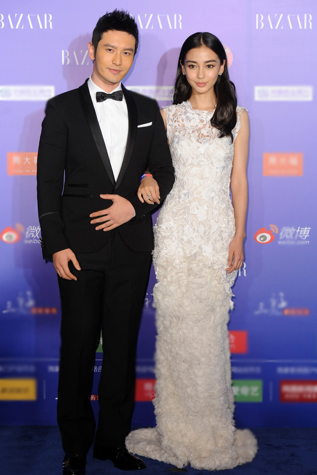 杨幂刘恺威黄晓明baby 明星情侣合照谁更养眼