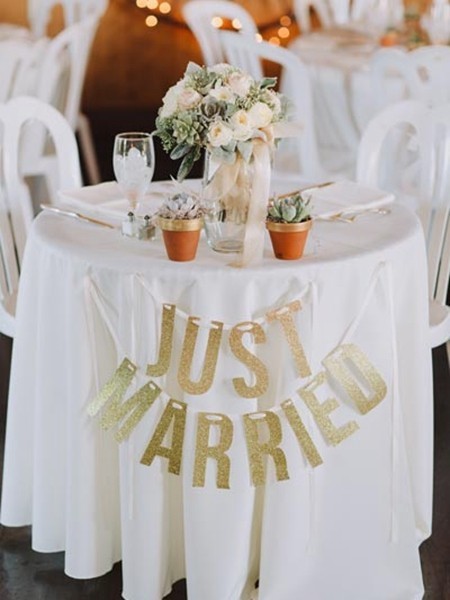 25种方法打造唯美的婚礼餐桌