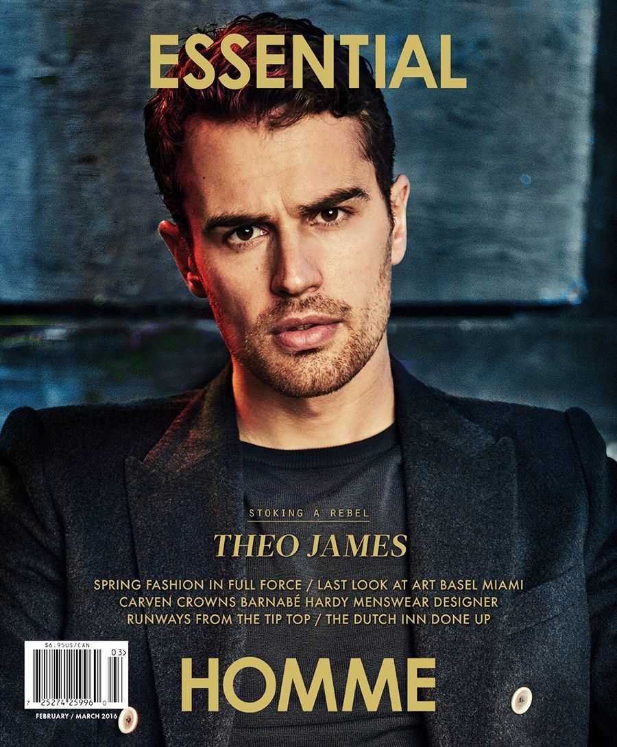 《分歧者》男星theo james登杂志展绅士魅力