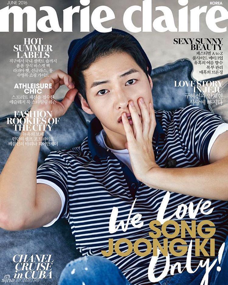 宋仲基为杂志拍封面大片 鲜肉俏皮模样狂吸粉