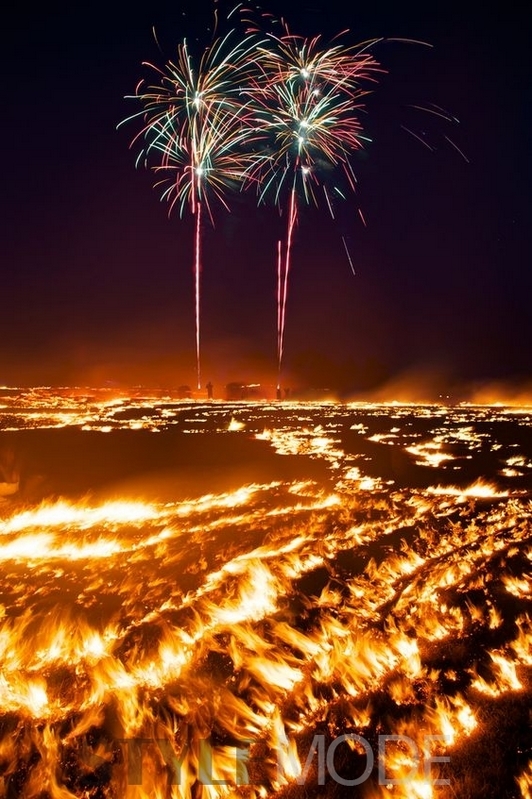 夏日花火大会 日本人放烟花放出了另一个次元