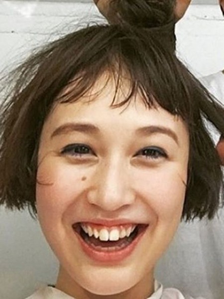 夏日大热choppy bangs超短不规则刘海